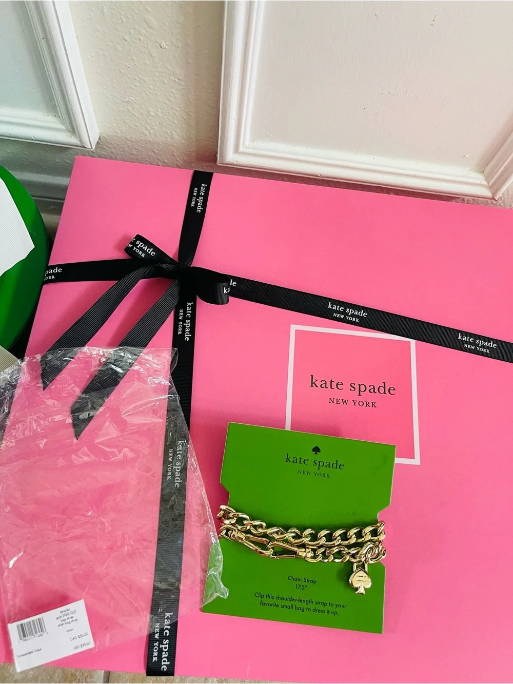 Kate Spade New York Shoulder Bag Gold Chain Strap